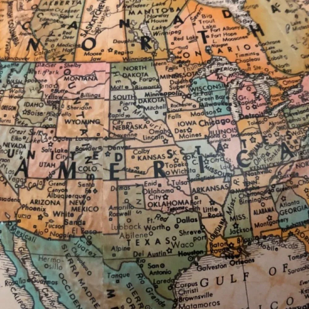 Morgan Globe 12” Diameter, by Replogle World Classic Series, Hardwood Base - Picture 9 of 16